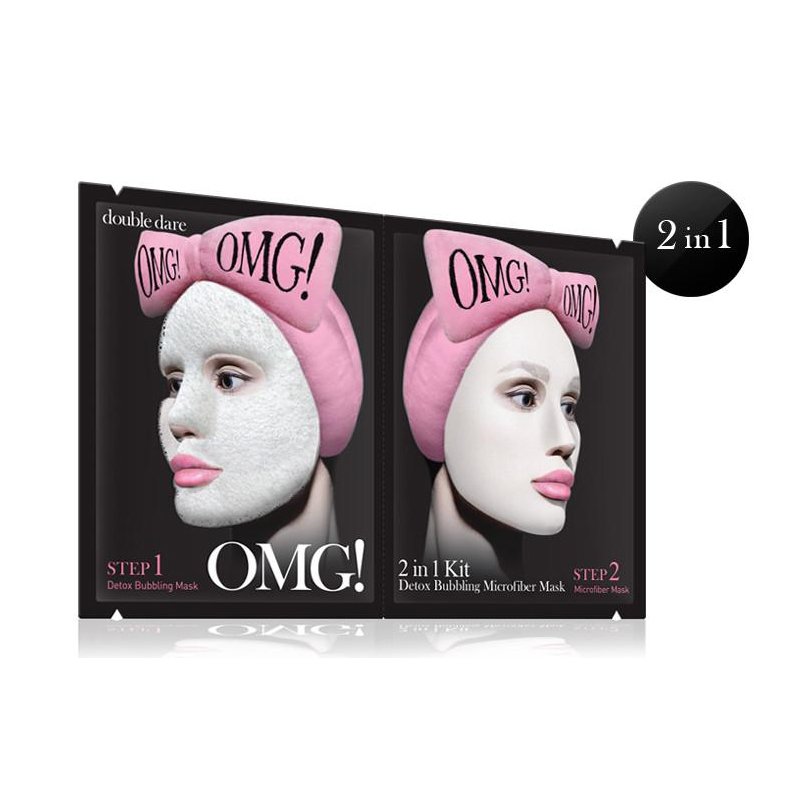OMG! Premium Package Purple(4masks with Purple Hair Band)