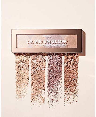 L'Oreal Paris La Vie En Glow Highlight Powder Palette - 01 Warm Glow-571833