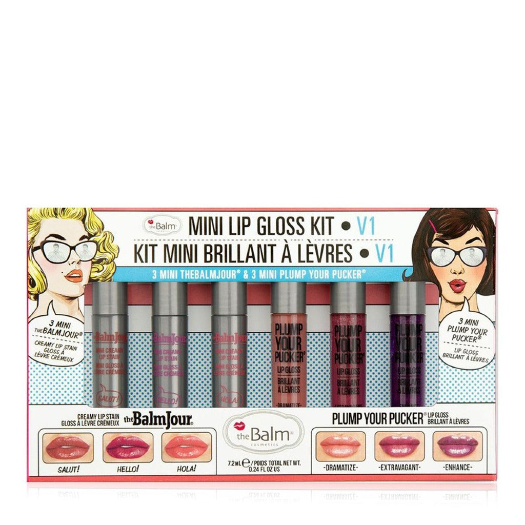 The Balm Mini Lip Gloss Kit V1 - مجموعة ملمع ومورد الشفاه ذا بالم The Balm Mini Lip Gloss Kit - Vol. 1 -  رقم 1
