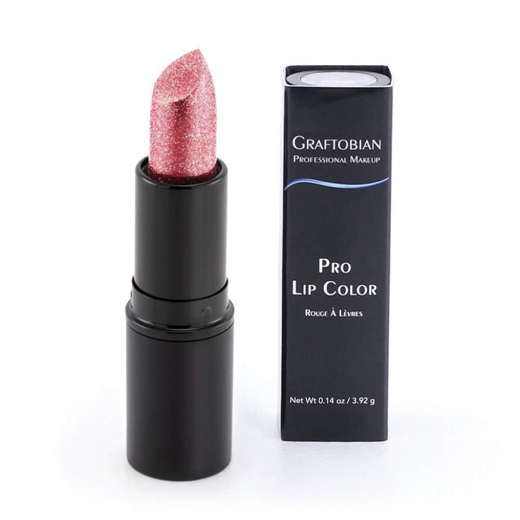 Graftobian Cream Lipstick - Pink Glitter - أحمر شفاه جرافتوبيان جليتر بينك  رقم241