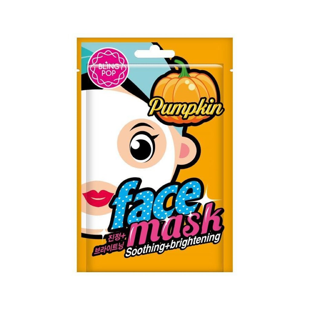 Bling Pop Pumpkin Soothing And Brightening Mask 10 Sheets