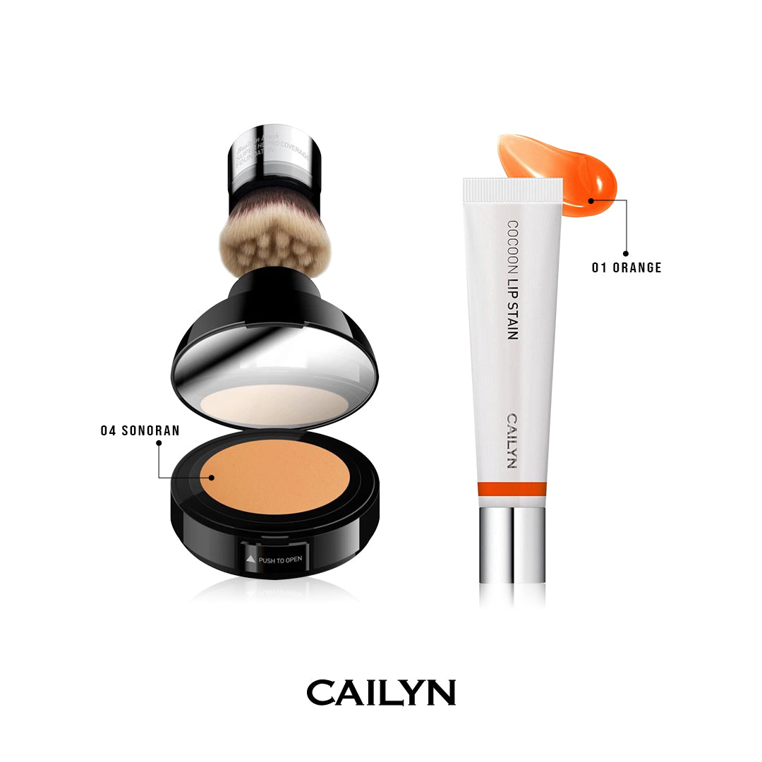 Cailyn 0.1 Foundation and Lipstick Set