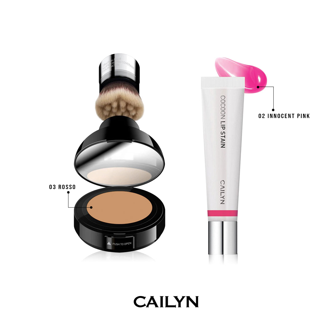 Cailyn 0.4 foundation and lipstick set