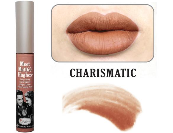 أحمر شفاه سائل ذا بالم  Meet Matte Hughes Charismatic  - The Balm Meet Matte Hughes Charismatic Liquid Lipstick