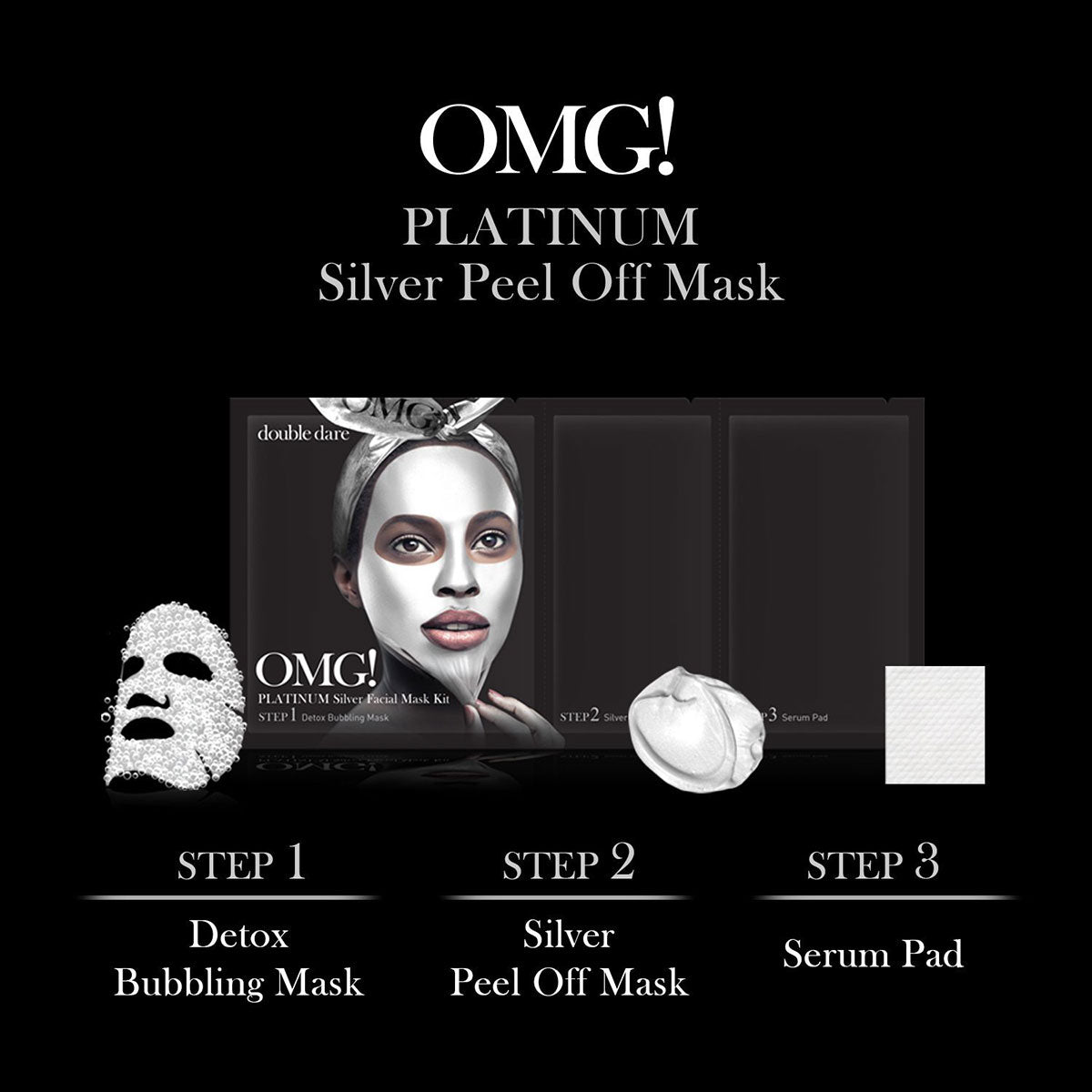 ماسك اوه إم جي بلاتينيوم سيلفر - OMG Platinum Silver Mask