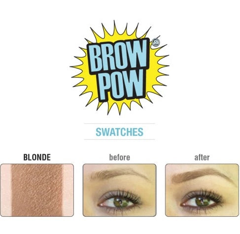 بودرة تحديد الحواجب ذا بالم برو باو – بلوند أشقر The Balm Brow Pow Eyebrow Powder - Blonde